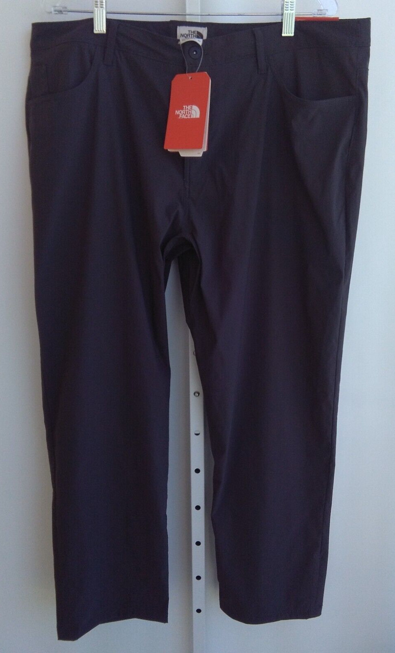 NWT THE NORTH FACE Men 40S 40X30 Twill Asphalt Gray Nylon Sprag 5 Pocket Pants